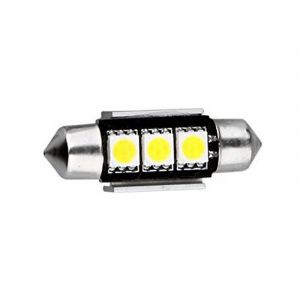 Lampade Siluro a 4 Led SMD Canbus 12V 12x36mm (2PCS)