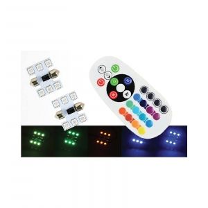 RGB KIT Lampada a Siluro con Telecomando 12V (2PCS)