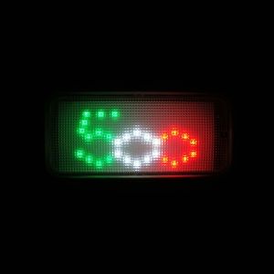 Tricolor Logo Led Interiors for Fiat 500 (1PCS)