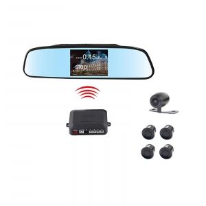 Kit specchietto + sensori + camera Wirless 12V