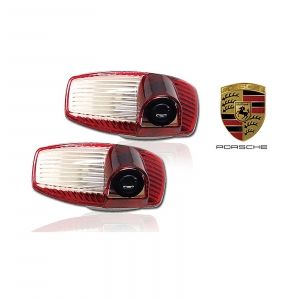 Logo con Fanalino PORSCHE (2PCS)