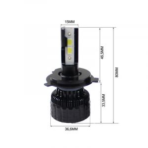 Kit Led Headlight TITAN 60V for H4 (2PCS)