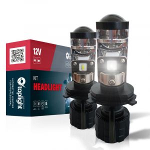 Kit Led Headlight H4 with Lens (2PCS)