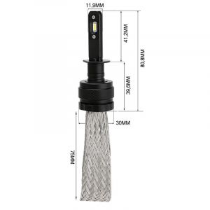 Kit Headlight BLACK STAR S per H1 (2PCS)