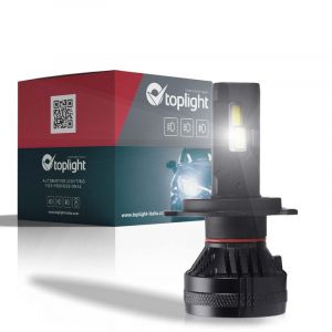 Singolo Headlight NIGHT RIDER per H4