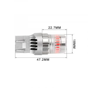 Set Lampade a Led T20 2 Luci Rossa SIMPLY (2PCS)