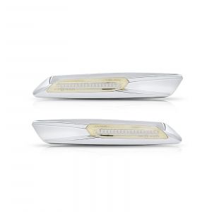 BMW Led Side Marker chrome with clear lens (2PCS)