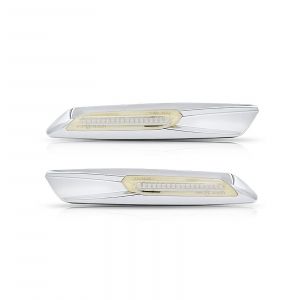 BMW Led Side Marker chrome with clear lens (2PCS)